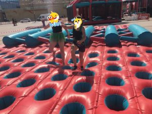 Hinchable Obstáculos 8x8m 2ª Mano-Como Nuevo